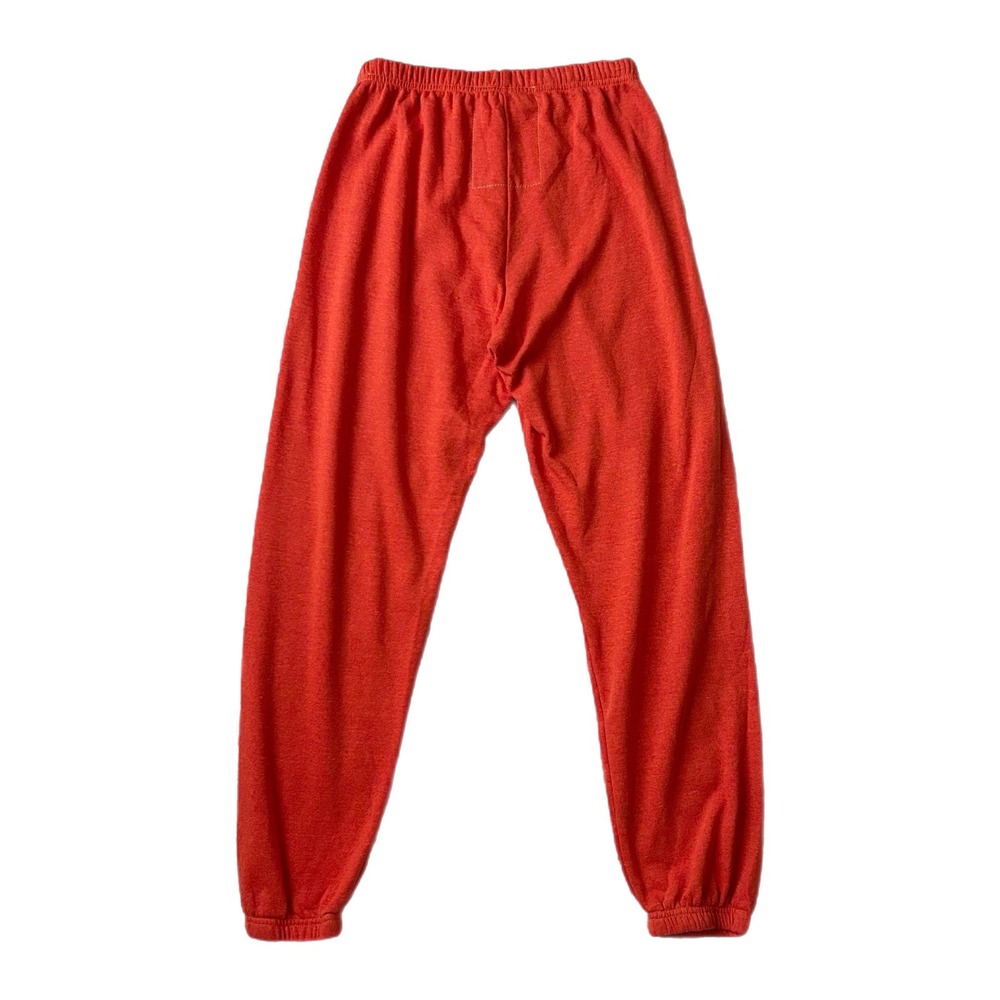 Aviator Nation Red Orange Logo Sweatpants Joggers Size Large - Picture 4 of 8